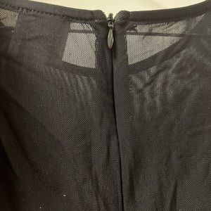 Oh Polly Black Mesh Romper.